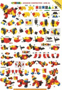 Morphun Morphun Advanced 1200 el. + Instrukcje 60str. A4 - Klocki konstrukcyjne 5