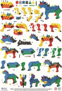 Morphun Morphun Advanced 1200 el. + Instrukcje 60str. A4 - Klocki konstrukcyjne 10