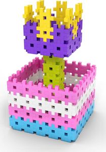 Meli Klocki Meli Pink Basic Travel Box 1000 el. 9