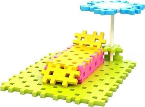 Meli Klocki Meli Constructor Pink Travel Box 1000 el. 10