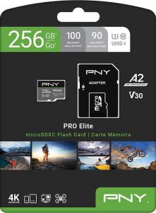 Karta PNY PRO Elite MicroSDXC 256 GB Class 10 UHS-I/U3 A2 V30 (P-SDU256V32100PRO-GE) 4