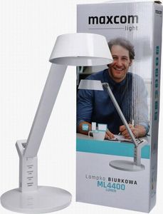 Lampka biurkowa Maxcom biała  (ML4400WHITE) 1