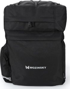 Wozinsky Pojemna torba rowerowa 60 L na bagażnik czarny Wozinsky WBB13BK Uniwersalny 4