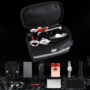 Wozinsky Torba rowerowa na kierownicę z oknem na telefon dotykowy 2L czarny Wozinsky WBB12BK Uniwersalny 2