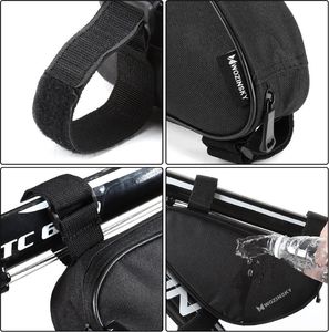 Wozinsky Torba rowerowa na ramę roweru 1,5 L czarny Wozinsky WBB11BK Uniwersalny 7