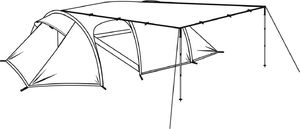 Robens Tarp turystyczny 3x3m 8