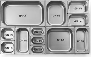 Hendi Pojemnik GN 1/4 wys. 65 mm ze stali nierdzewnej - Hendi 800522 Pojemnik GN 1/4 wys. 65 mm ze stali nierdzewnej - Hendi 800522 2