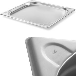 Hendi Pojemnik GN 2/3 stalowy Kitchen Line wys. 20 mm - Hendi 806203 Pojemnik GN 2/3 stalowy Kitchen Line wys. 20 mm - Hendi 806203 1