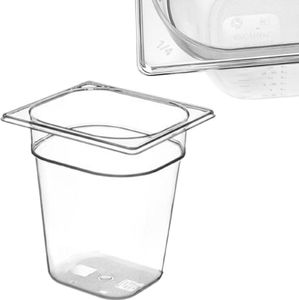 Hendi Pojemnik spożywczy z tritanu BPA free GN 1/6 wys. 200 mm - Hendi 869604 Pojemnik spożywczy z tritanu BPA free GN 1/6 wys. 200 mm - Hendi 869604 1