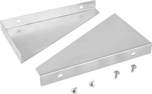 Royal Catering Półka ścienna wisząca na konsolach nierdzewna z pojemnikami GN1/4 Półka ścienna wisząca na konsolach nierdzewna z pojemnikami GN1/4 7