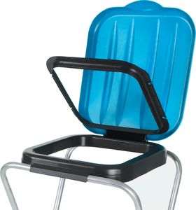 GSG Uchwyt ścienny wiszący do segregacji śmieci 2 kolory - worki 120L 3