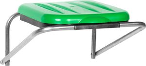 GSG Uchwyt ścienny wiszący do segregacji śmieci zielony - worki 120L 2