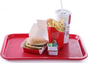 Hendi Taca z polipropylenu Fast Food 30.5x41.5cm - czerwona 3