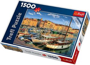Trefl Puzzle 1500 elementów Stary Port Saint Tropez (26130) 1