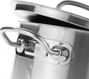 Hendi Garnek średni Kitchen Line z pokrywką 3,5 l śr. 200 x 115 h - Hendi 836200 Garnek średni Kitchen Line z pokrywką 3.5 l śr. 200 x 115 h - Hendi 836200 3