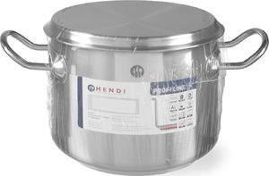 Hendi Garnek niski Profi Line z pokrywką 4,8 l śr. 240 x 105 h - Hendi 830406 Garnek niski Profi Line z pokrywką 4.8 l śr. 240 x 105 h - Hendi 830406 3