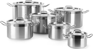 Hendi Garnek niski Profi Line z pokrywką 4,8 l śr. 240 x 105 h - Hendi 830406 Garnek niski Profi Line z pokrywką 4.8 l śr. 240 x 105 h - Hendi 830406 9