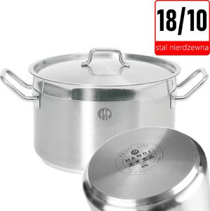 Hendi Garnek średni Profi Line z pokrywką 2 l śr. 160 x 110 h - Hendi 831007 Garnek średni Profi Line z pokrywką 2 l śr. 160 x 110 h - Hendi 831007 2