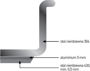 Hendi Garnek średni Profi Line z pokrywką 2 l śr. 160 x 110 h - Hendi 831007 Garnek średni Profi Line z pokrywką 2 l śr. 160 x 110 h - Hendi 831007 8
