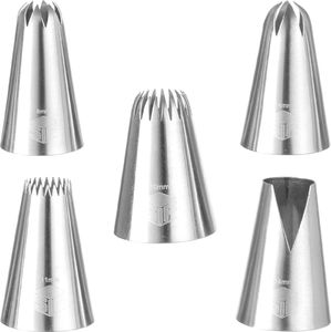 Hendi Końcówki tylki cukiernicze do dekoracji tortów i ciast KWIATY I PŁATKI - zestaw 5szt. - HENDI 551202 Końcówki tylki cukiernicze do dekoracji tortów i ciast KWIATY I PŁATKI - zestaw 5szt. - HENDI 551202 3