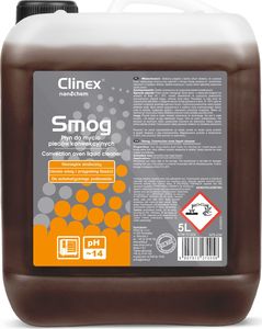Clinex Skuteczny silny płyn do mycia pieców konwekcyjno-parowych wędzarni CLINEX Smog 5L Skuteczny silny płyn do mycia pieców konwekcyjno-parowych wędzarni CLINEX Smog 5L 1