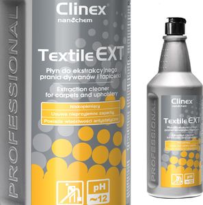 Clinex Płyn do maszynowego i ręcznego prania dywanów i tapicerki CLINEX Textile EXT 1L Płyn do maszynowego i ręcznego prania dywanów i tapicerki CLINEX Textile EXT 1L 1