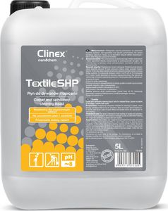 Clinex Płyn do prania czyszczenia dywanów mebli i tapicerki CLINEX Textile SHP 5L Płyn do prania czyszczenia dywanów mebli i tapicerki CLINEX Textile SHP 5L 1