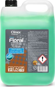 Clinex Płyn do mycia podłóg bez smug połysk zapach CLINEX Floral - Ocean 10L Płyn do mycia podłóg bez smug połysk zapach CLINEX Floral - Ocean 10L 1