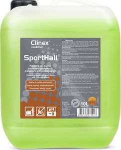 Clinex Płyn do mycia PCV linoleum parkietu w halach sportowych antypoślizgowy CLINEX SportHall 10L Płyn do mycia PCV linoleum parkietu w halach sportowych antypoślizgowy CLINEX SportHall 10L 1
