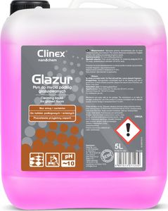 Clinex Płyn do mycia podłóg płytek glazury kamienia CLINEX Glazur 5L Płyn do mycia podłóg płytek glazury kamienia CLINEX Glazur 5L 1