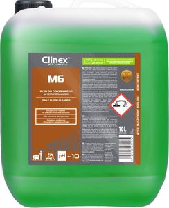 Clinex Płyn do codziennego mycia podłóg posadzek CLINEX M6 10L Płyn do codziennego mycia podłóg posadzek CLINEX M6 10L 1