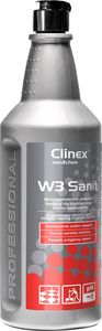 Clinex Płyn koncentrat do mycia glazury podłóg ścian w sanitariatach łazienkach CLINEX W3 Sanit 1L Płyn koncentrat do mycia glazury podłóg ścian w sanitariatach łazienkach CLINEX W3 Sanit 1L 2