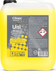 Clinex Wydajny koncentrat do mycia pomieszczeń hotelowych biurowych sal konsumpcyjnych CLINEX PROFIT Uni 5L Wydajny koncentrat do mycia pomieszczeń hotelowych biurowych sal konsumpcyjnych CLINEX PROFIT Uni 5L 1