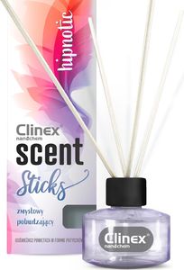 Clinex Patyczki kadzidełka zapachowe do odświeżania pomieszczeń CLINEX Scent Sticks HYPNOTIC 45ml Patyczki kadzidełka zapachowe do odświeżania pomieszczeń CLINEX Scent Sticks HYPNOTIC 45ml 1