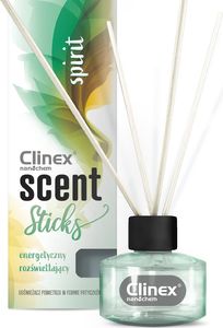 Clinex Patyczki kadzidełka zapachowe do odświeżania pomieszczeń CLINEX Scent Sticks SPIRIT 45ml Patyczki kadzidełka zapachowe do odświeżania pomieszczeń CLINEX Scent Sticks SPIRIT 45ml 1
