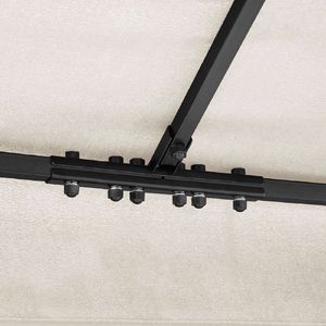 Uniprodo Pawilon ogrodowy altana namiot składany 3 x 4 x 2.6 m kremowy Pawilon ogrodowy altana namiot składany 3 x 4 x 2,6 m kremowy 5