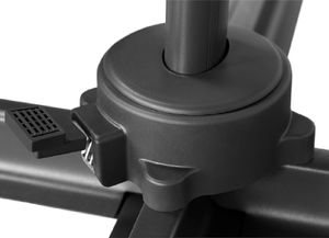 Uniprodo Parasol ogrodowy boczny na wysięgniku kwadratowy 250 x 250 cm czerwony 3