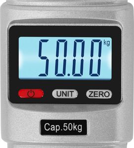 Steinberg Waga hakowa wisząca wytrzymała ręczna LCD 50kg / 20g Waga hakowa wisząca wytrzymała ręczna LCD 50kg / 20g 3