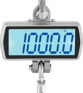 Steinberg Waga hakowa wisząca magazynowa z pilotem duży wyświetlacz LCD do 1T 1000 / 0.5 kg Waga hakowa wisząca magazynowa z pilotem duży wyświetlacz LCD do 1T 1000 / 0.5 kg 4