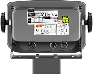 TEM Waga platformowa przemysłowa interfejs RS232 150 kg / 50 g LCD M LEGALIZACJA Waga platformowa przemysłowa interfejs RS232 150 kg / 50 g LCD M LEGALIZACJA 4