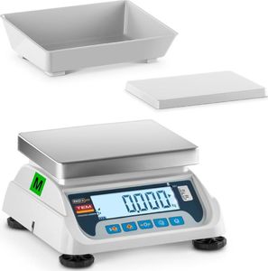 TEM Waga stołowa 2 platformy interfejs RS232 15 kg / 5 g LCD M LEGALIZACJA Waga stołowa 2 platformy interfejs RS232 15 kg / 5 g LCD M LEGALIZACJA 1