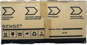 Fotel SENSE7 Sentinel - skórzany, czarny 18