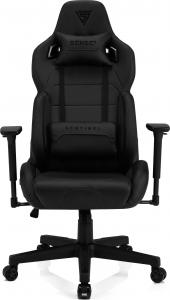 Fotel SENSE7 Sentinel - skórzany, czarny 9