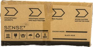 Fotel SENSE7 Sentinel czarno-niebieski 20