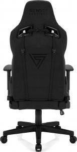 Fotel SENSE7 materiałowy Sentinel czarno-szary 5