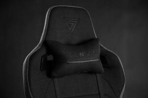 Fotel SENSE7 materiałowy Sentinel czarno-szary 11