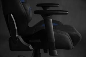 Fotel SENSE7 materiałowy Sentinel czarno-niebieski 12