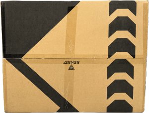 Fotel SENSE7 materiałowy Vanguard czarno-czerwony 20