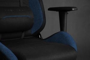 Fotel SENSE7 materiałowy Vanguard czarno-niebieski 2