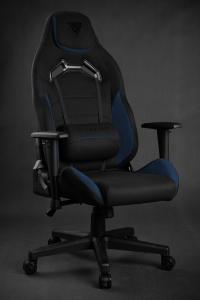 Fotel SENSE7 materiałowy Vanguard czarno-niebieski 11